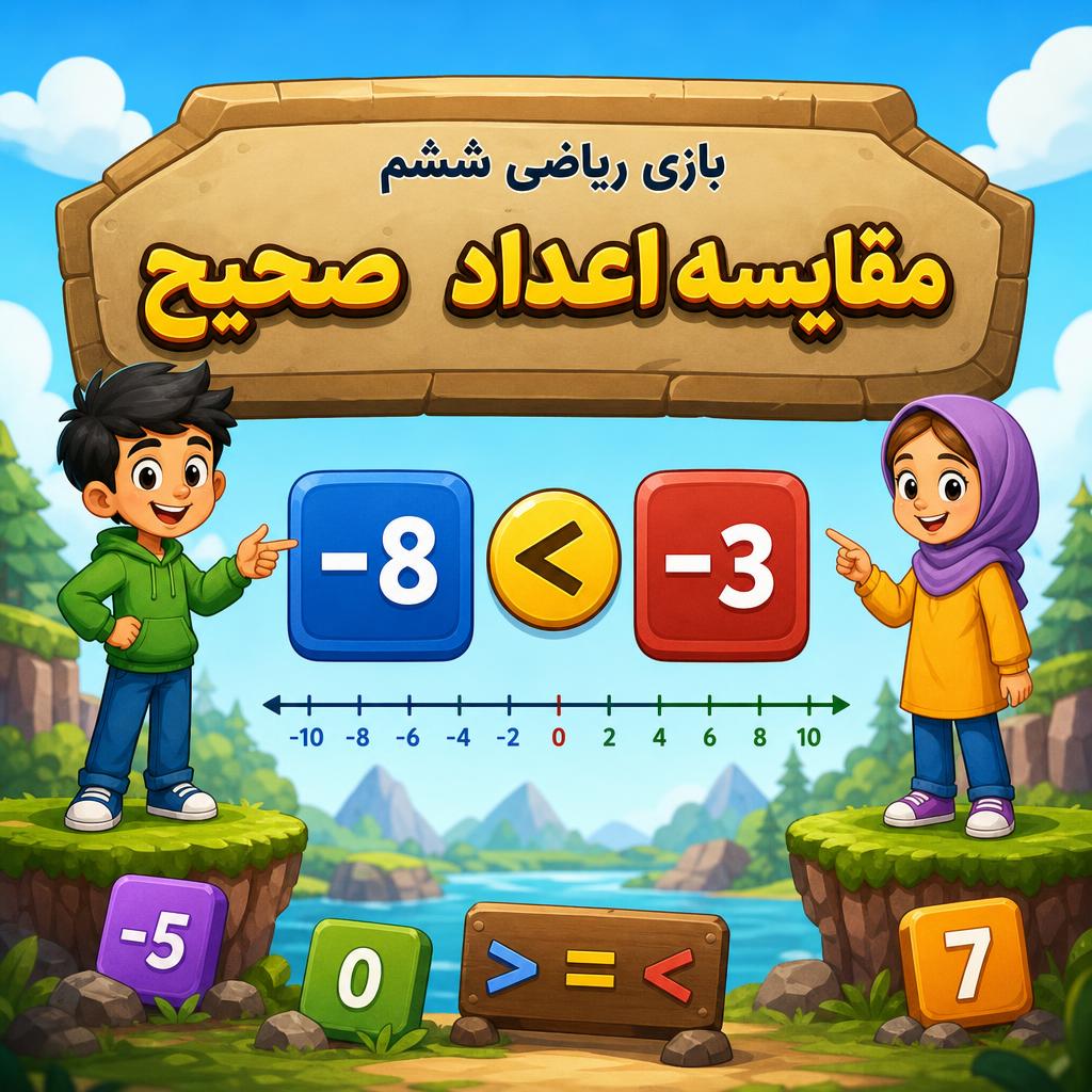 مقایسه اعداد صحیح
